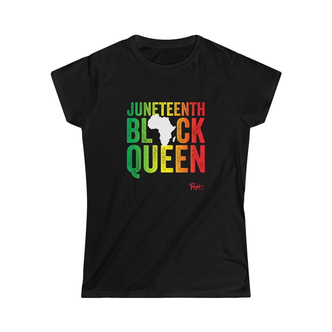 Juneteenth Black Queen Women's Softstyle Tee