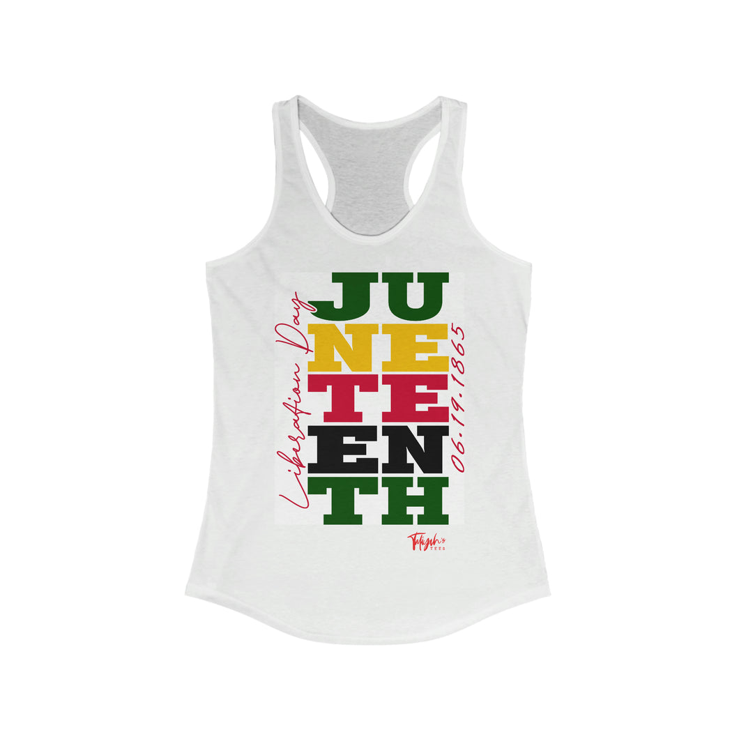 Liberation Day Women's Ideal Racerback Tank